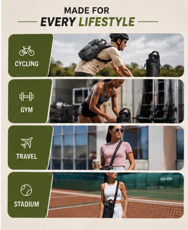 Multi-Purpose Water Bottle Sling Bag