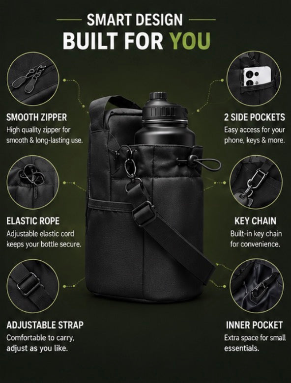 Multi-Purpose Water Bottle Sling Bag